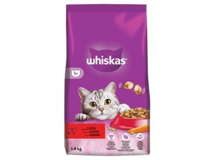 Whiskas kibble with beef 1400g