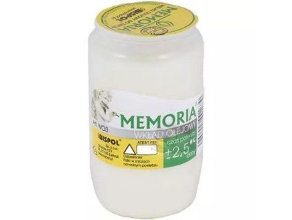Bispol oil candle white (wo3-000) 155g