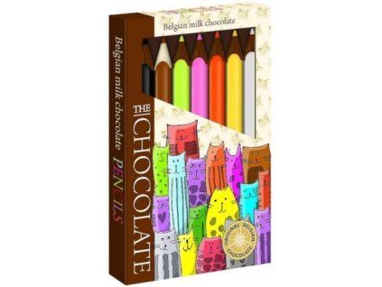 Belgian chocolate crayons cat motif 100g