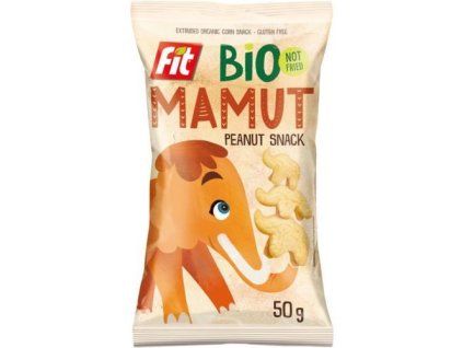 Fit mammoth snack peanut organic 50g