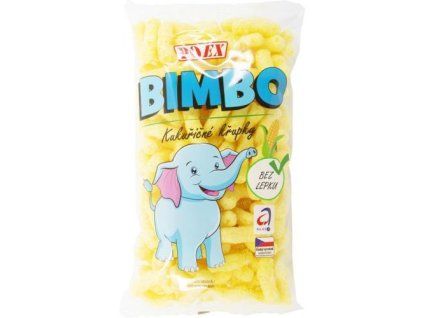 Poex bimbo corn crisps without salt 100g