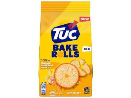 TUC bake rolls italian cheese garlic 80g