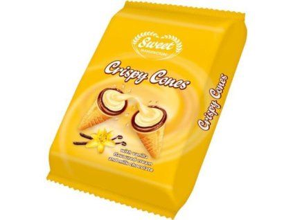 JIW crispy cones vanilla flavored cream 130g