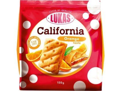 Lukas California puff biscuits orange 150g