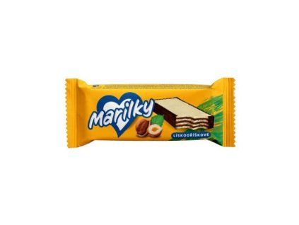 Marilky hazelnut wafer dipped around the circumference 36g