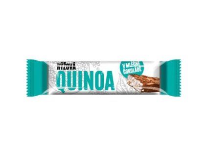 Mogador puffed rice + quinoa bar milk chocolate 18g