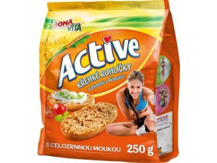 BonaVita Active whole grain shortbread rolls 250g