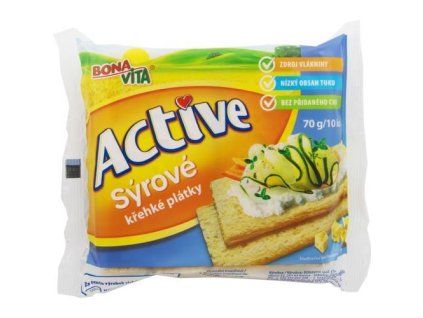 Bonavita crispy cheese slices active 70g
