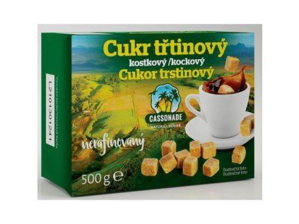 Cassonade cane sugar 500g cubes