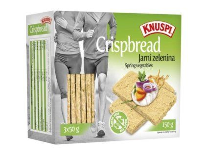 Knuspi crispbread spring vegetables 150g