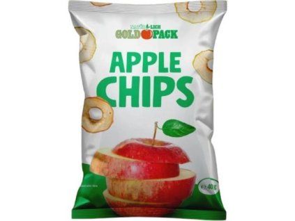 Gold pack apple crisps 40g