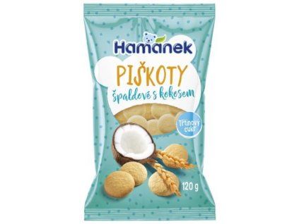 Hamánek spelt biscuits with coconut 120g