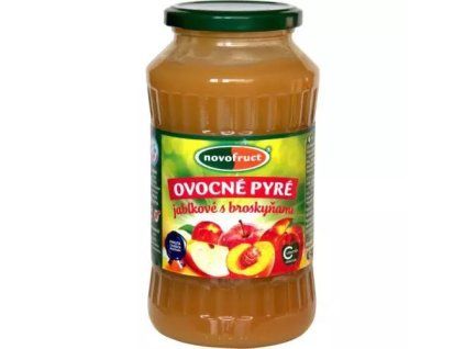 Novofruct fruit puree apple with peach 700g