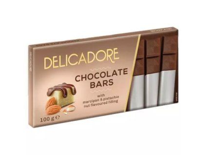 Delicadore chocolate marzipan pistachio 100g