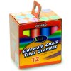 Colored sidewalk chalks (12pcs/box)