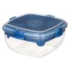 Sistema To Go Salad Box with Separate Compartments and Cutlery 1.1 l, mixed colors