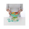 Sistema To Go Salad Box with Separate Compartments and Cutlery 1.1 l, mixed colors
