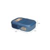 Sistema Divided snack box Ocean Bound Ribbon Lunch with yogurt container 1.1 l, mix of colors
