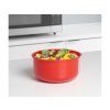 Sistema Microwave round food heating container 915 ml, red