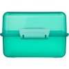Sistema Lunch Cube Divided Snack Box with 2 Compartments 1.4 l, Mint