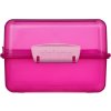 Sistema Lunch Cube Divided Snack Box with 2 Compartments 1.4 l, Pink