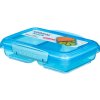 Sistema Lunch Small Split 2-compartment lunch box 350 ml, blue