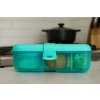 Sistema Lunch Ribbon Divided Snack Box with Yogurt Container 1.1 l, Mint