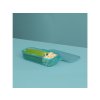 Sistema Divided snack box Ocean Bound Slide n Snack 445 ml, mint