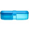 Sistema Lunch Ribbon Divided Snack Box with Yogurt Container 1.1 l, Blue