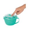 Sistema Microwave Noodle and Chips Container 940 ml, mint