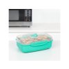 Sistema Microwave Rectangle Food Warmer Box 1.25 l, mint