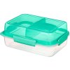 Sistema Divided Lunchbox To Go LunchStack Rectangle 1.8 l, green