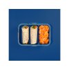 Sistema Divided waterproof food box To Go STAX, 2.2 l, blue