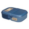 Sistema Ocean Bound Lunch Box Set - Ribbon Lunch 1.1 l Lunch Box and Swift 480 ml Bottle, Blue