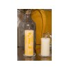Bolsius cylinder candle Butter Yellow Rustic Silhouette 68x190mm
