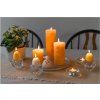 Bolsius cylinder candle Butter Yellow Rustic Silhouette 68x190mm