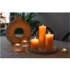Bolsius cylinder candle Butter Yellow Rustic Silhouette 68x190mm
