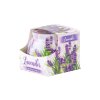 Decorative scented candle in glass, Lavender 80 x 72 mm