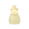 LED angel candle – wax/polypropylene with timer