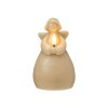 LED angel candle – wax/polypropylene with timer
