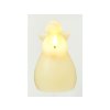 LED angel candle – wax/polypropylene with timer