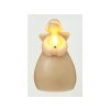 LED angel candle – wax/polypropylene with timer