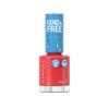 Rimmel vegan varnish Kind&Free 155 orange