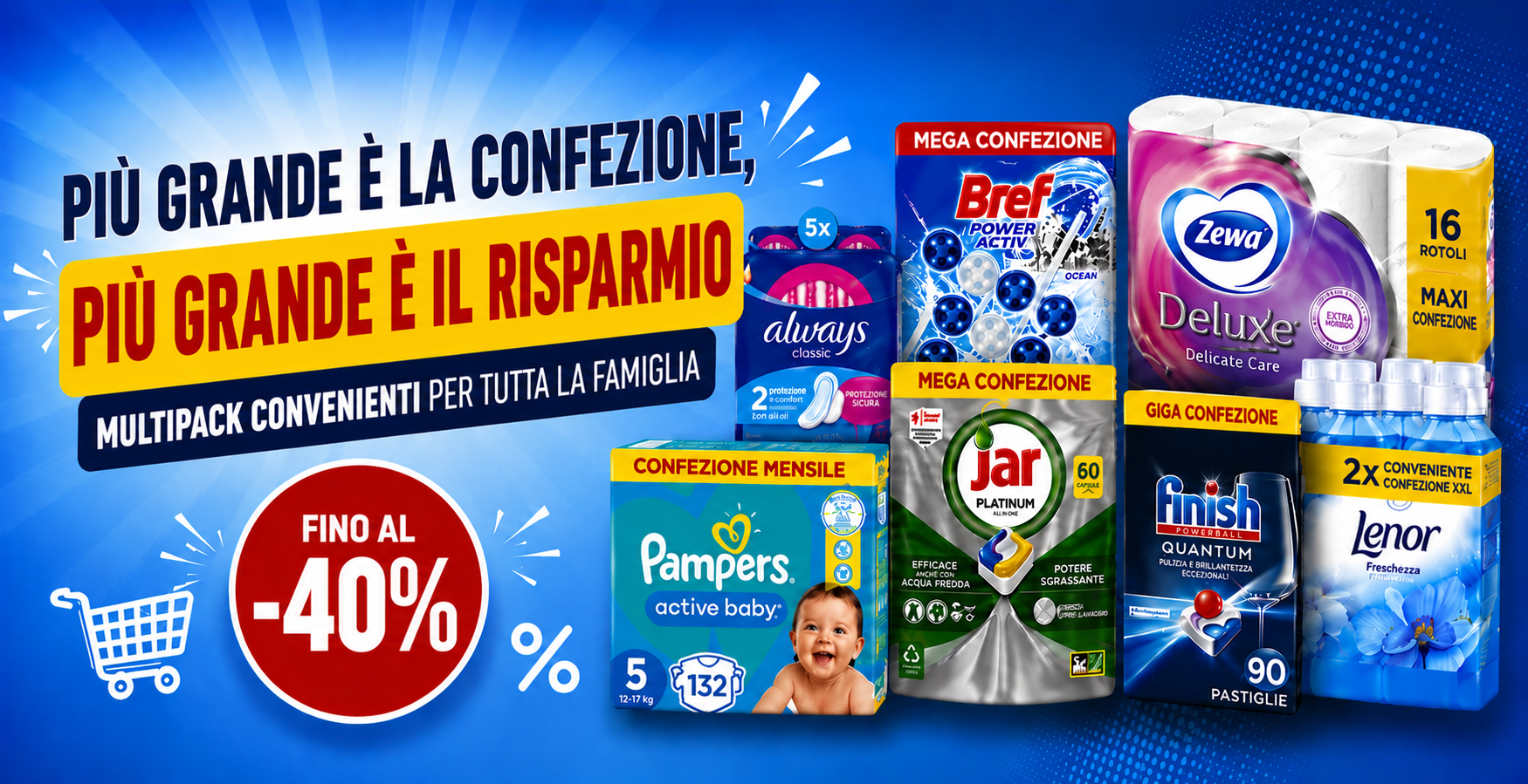 Pacchetti vantaggiosi & multipack