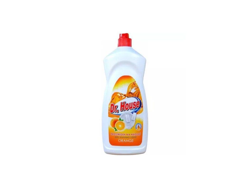 Detersivo per piatti Dr. House, colore arancione, 1 litro