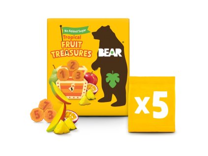 BEAR Fruit Treasures (5 pezzi/scatola) Tropicale