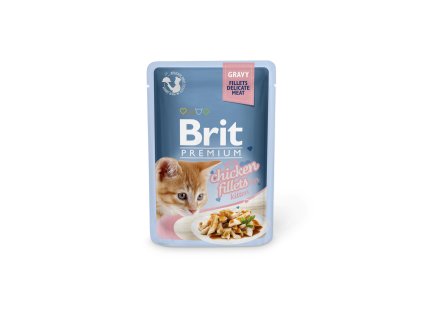Brit Premium pocket 85g Kitten pollo