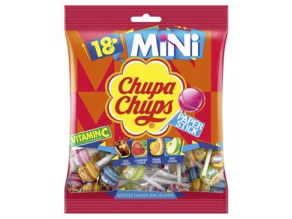 Chupa Chups Mini lecca lecca (18 pezzi/busta) vit C