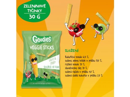 Bastoncini di verdure Goodies 30g