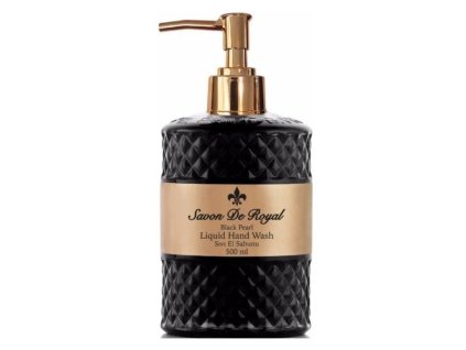 Savon De Royal Pearl sapone liquido 500ml pompa BLAC
